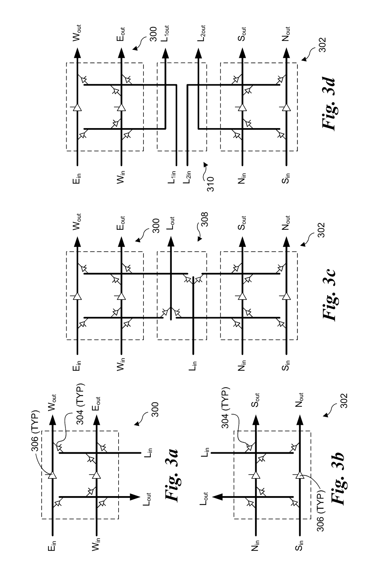 Modular decoupled crossbar for on-chip router