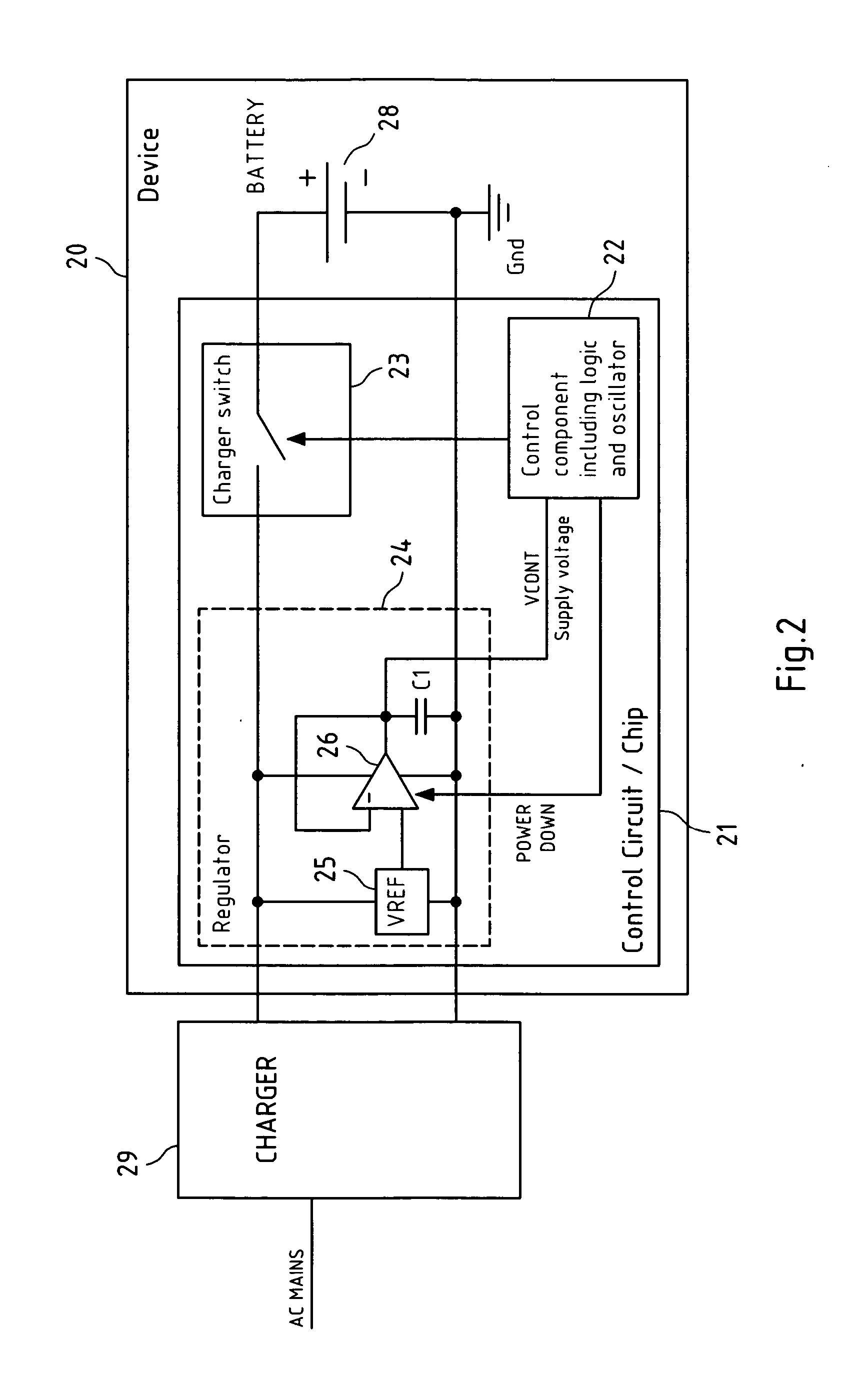 Battery charging control