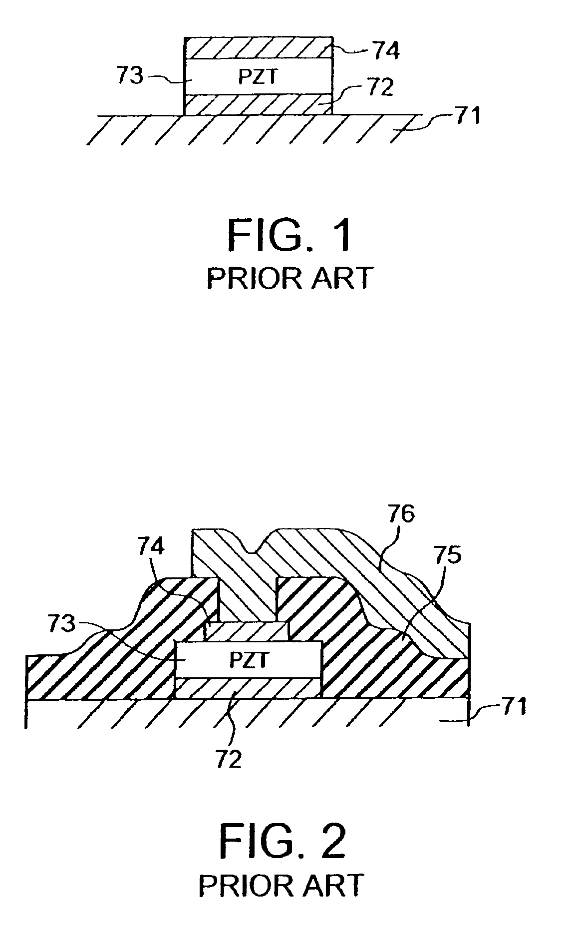 Ferroelectric memory device having a hydrogen barrier film