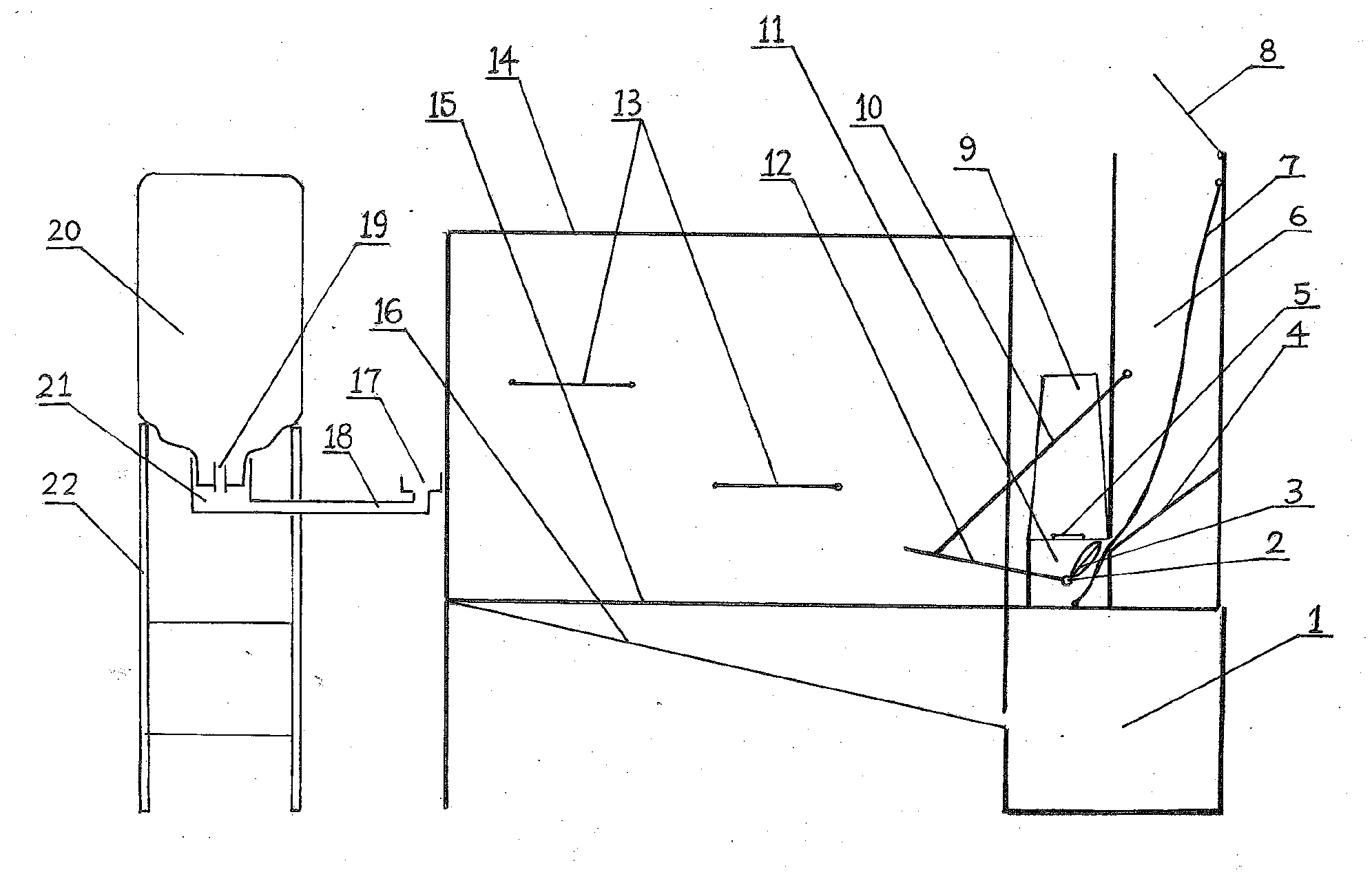 Automatic odorless chicken-raising device