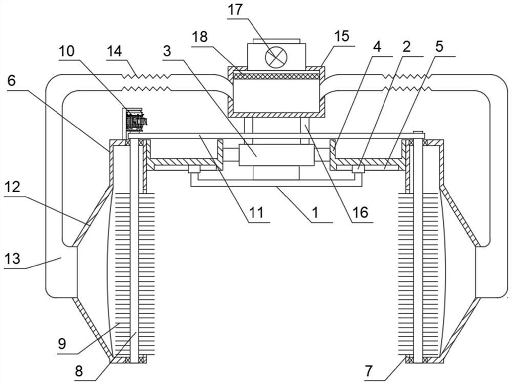 Surface cleaning device for fence plate after production