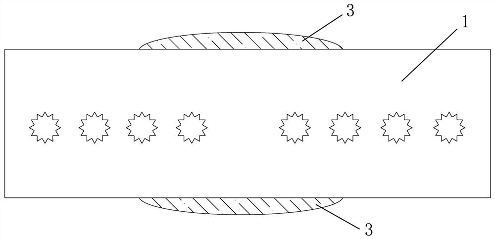 Long-distance longitudinal tearing repairing method for steel wire rope core adhesive tape