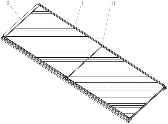 Photovoltaic assembly installation support and roof photovoltaic system