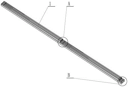 Photovoltaic assembly installation support and roof photovoltaic system