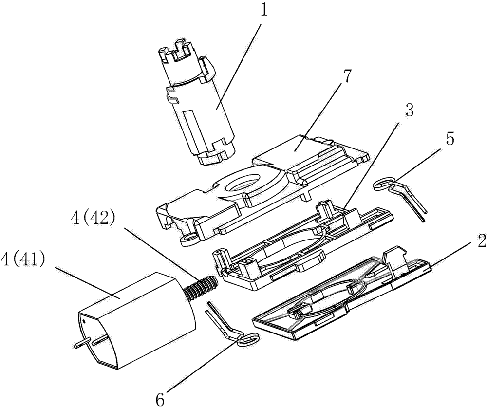 Locking mechanism of electronic coded lock