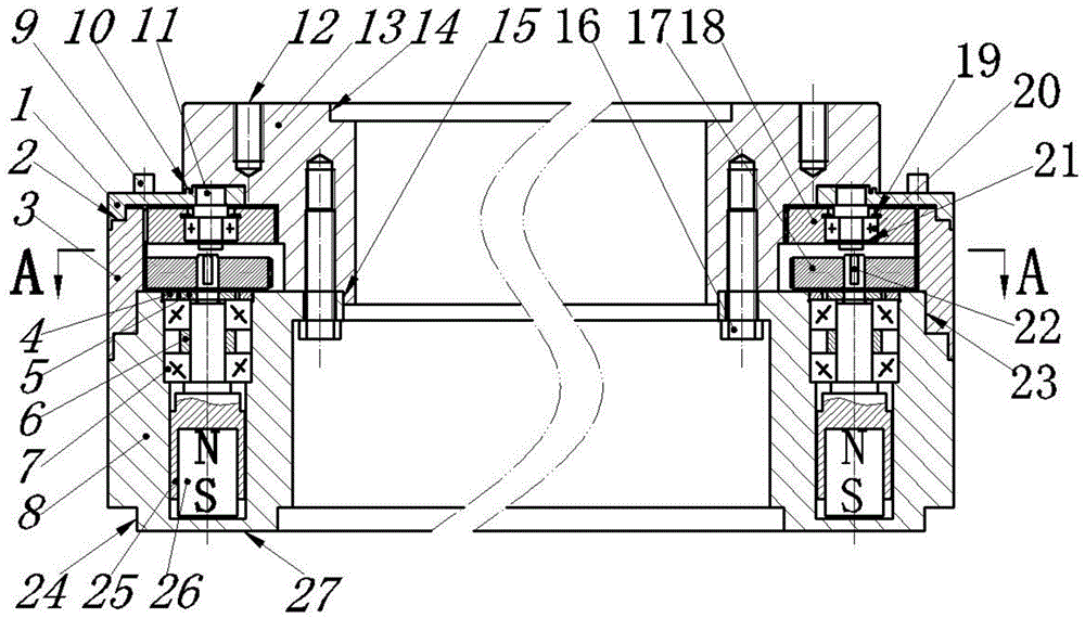 Self-adjustment magnetorheological flexible polishing abrasive wheel and polishing method thereof