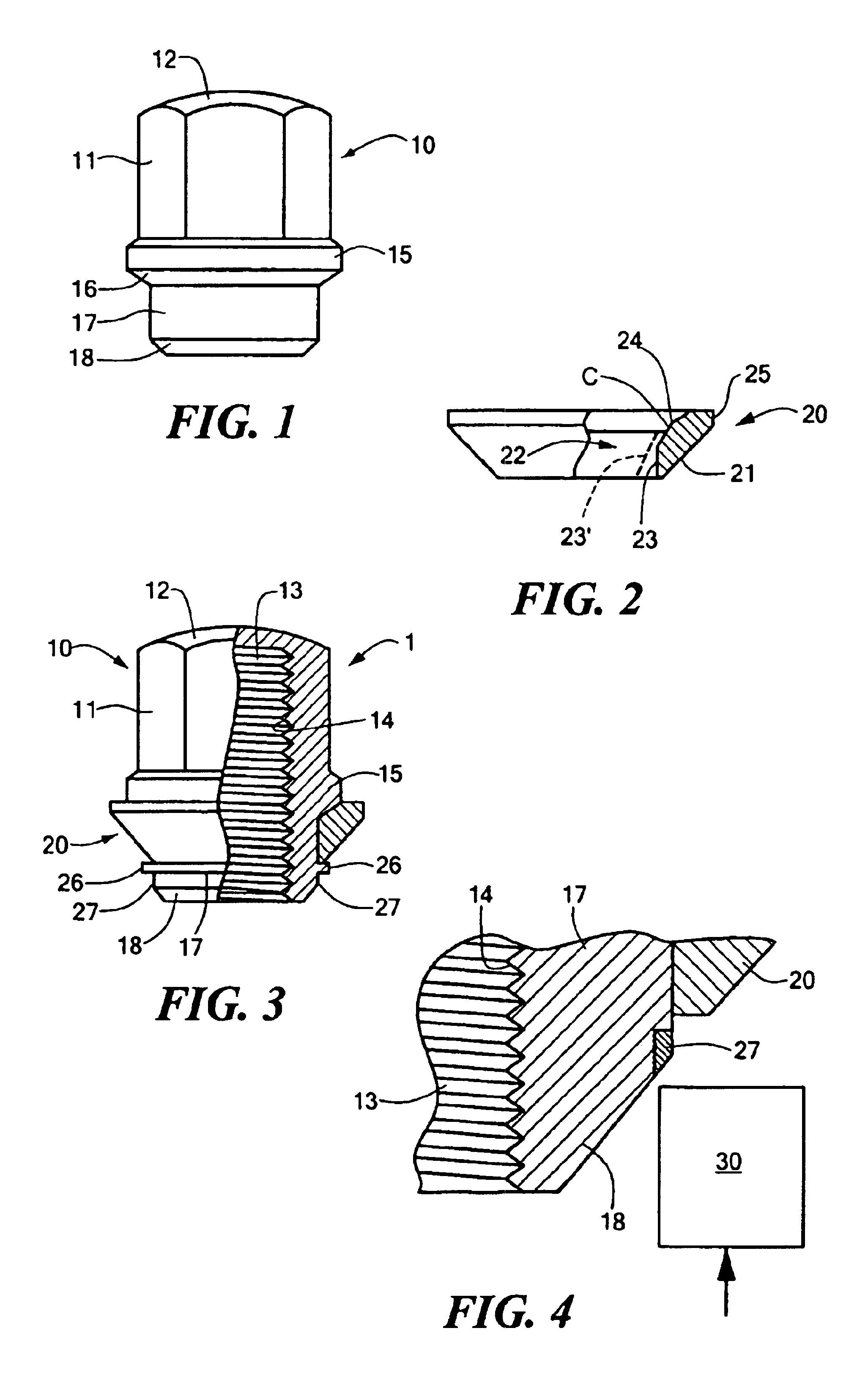 Nut and method for its fabrication