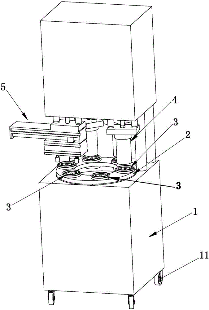 Device for riveting threaded cap plate and thin cover of full-automatic filter