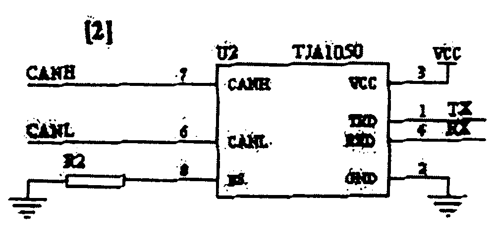 Control apparatus of motor central lock with CAN interface