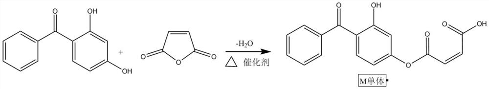 A kind of preparation method of polymerized ultraviolet light absorber