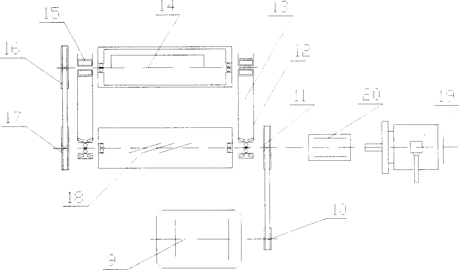 Vibration roller fiber-opening method and fiber-opening machine