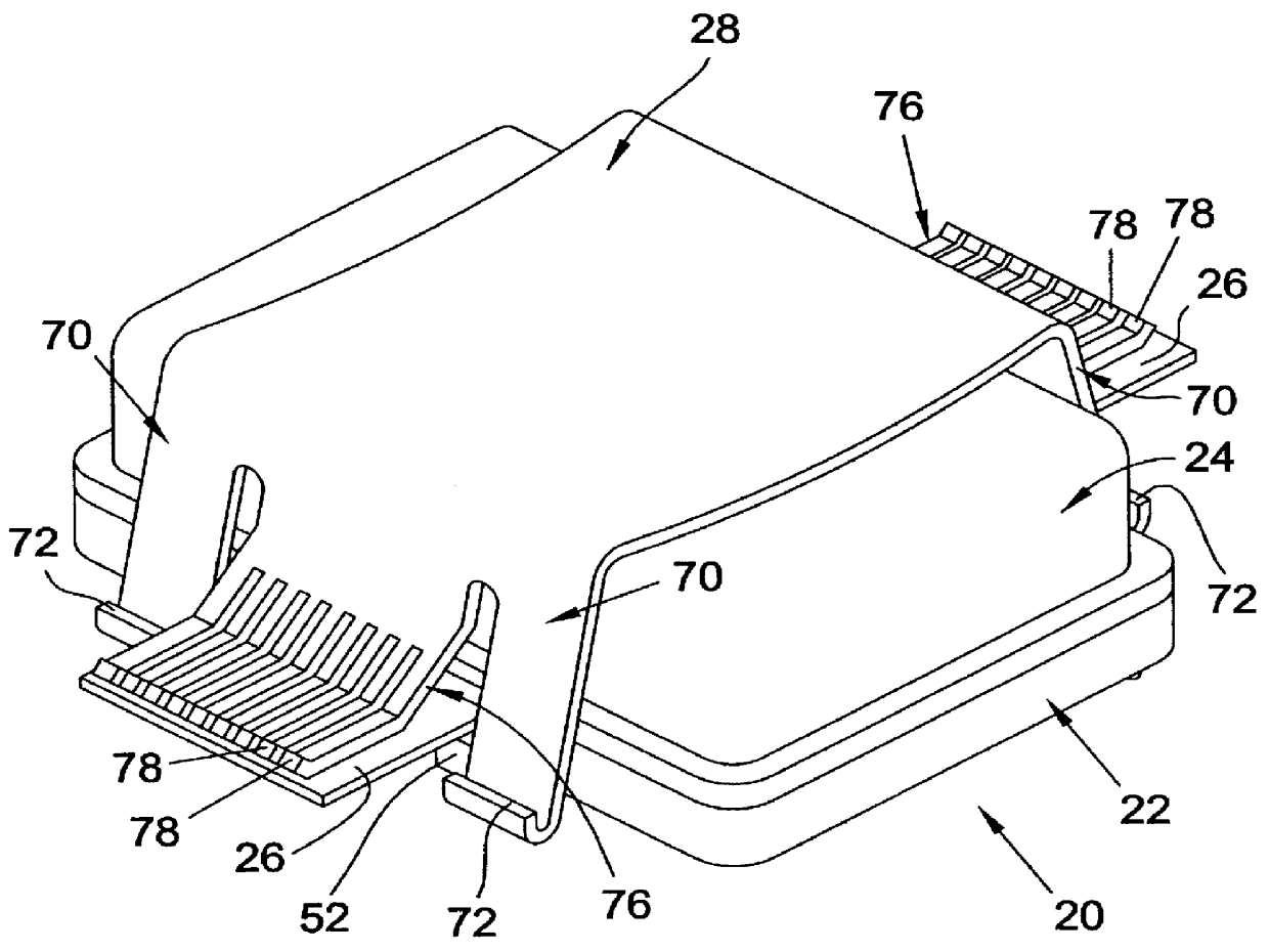 Millimeter wave module with an interconnect from an interior cavity