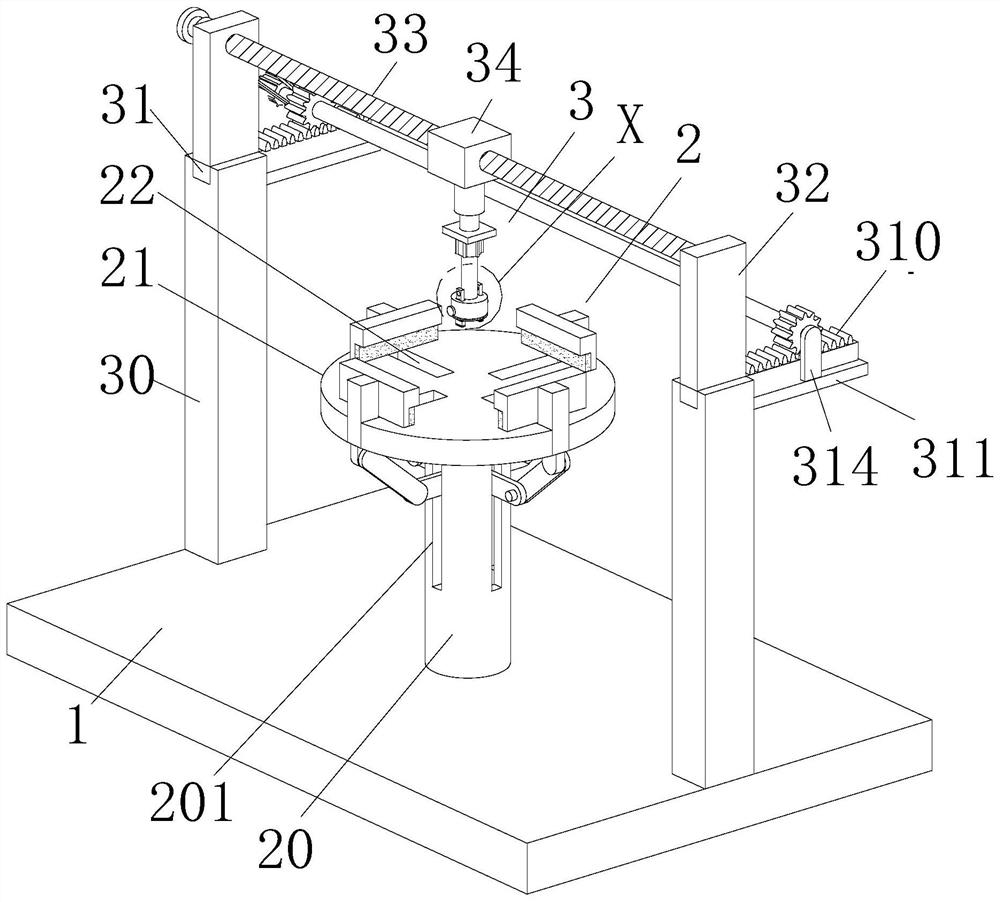 Anti-skid and wear-resistant ceramic tile preparing and processing system