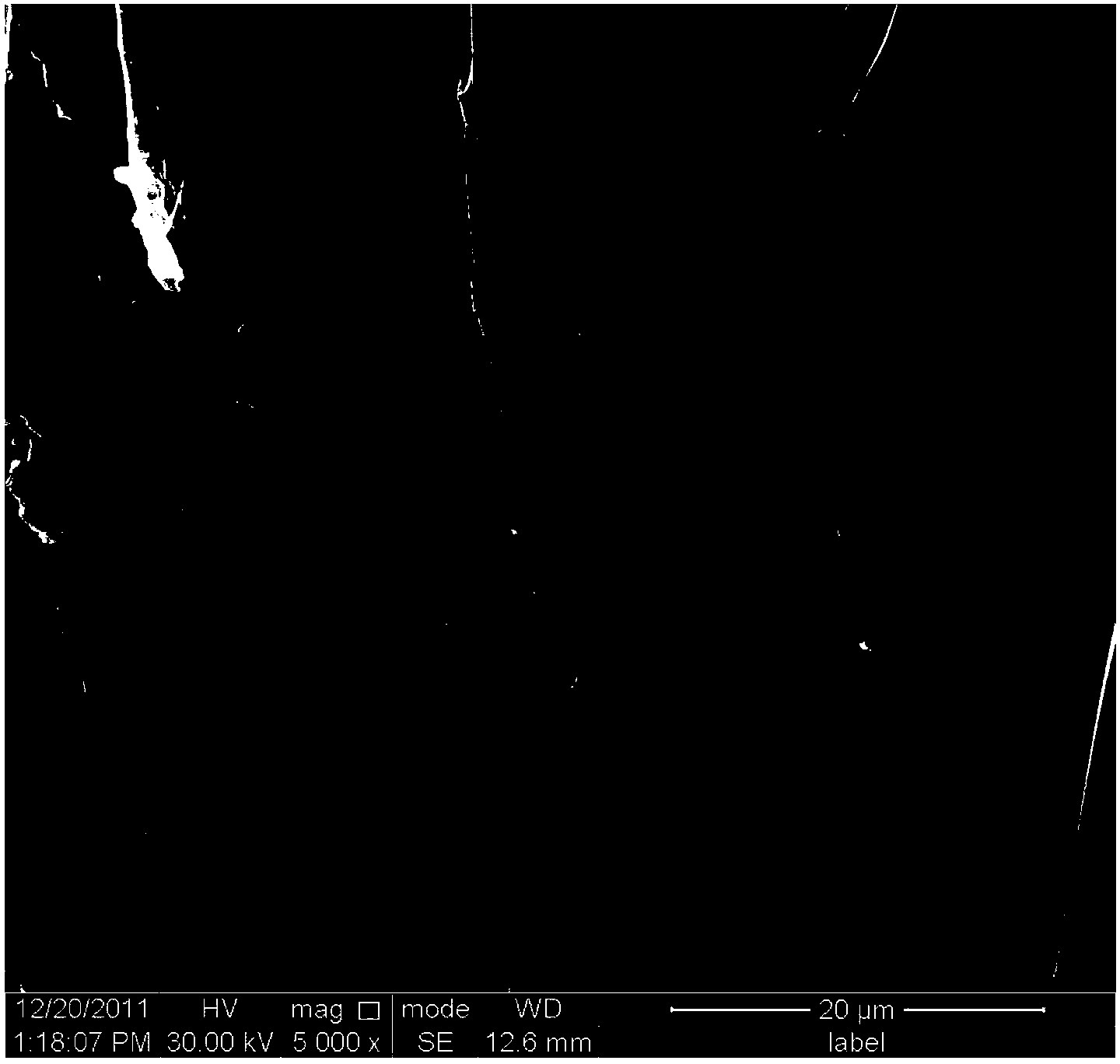 Method for preparing carbide film by carbonizing graphene reinforced polyimide resin