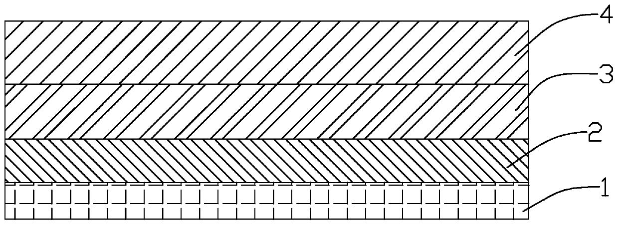 Radiation-proof fabric and production process thereof