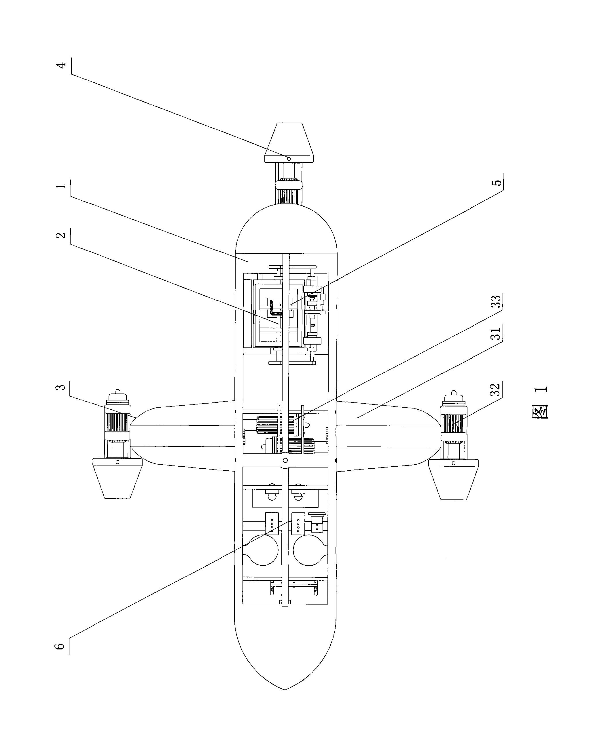 Tilt rotor vector propeller based on wave energy