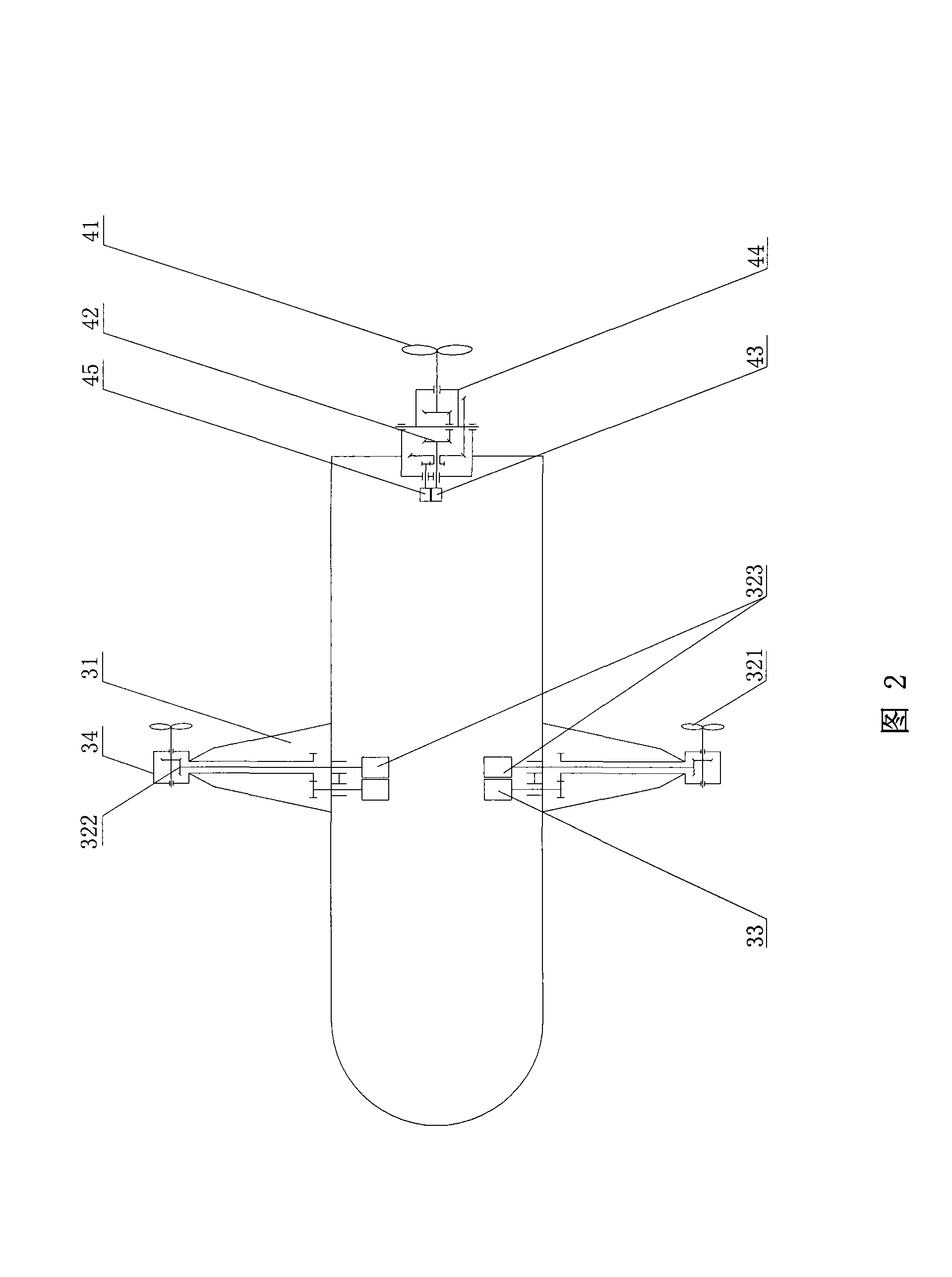 Tilt rotor vector propeller based on wave energy