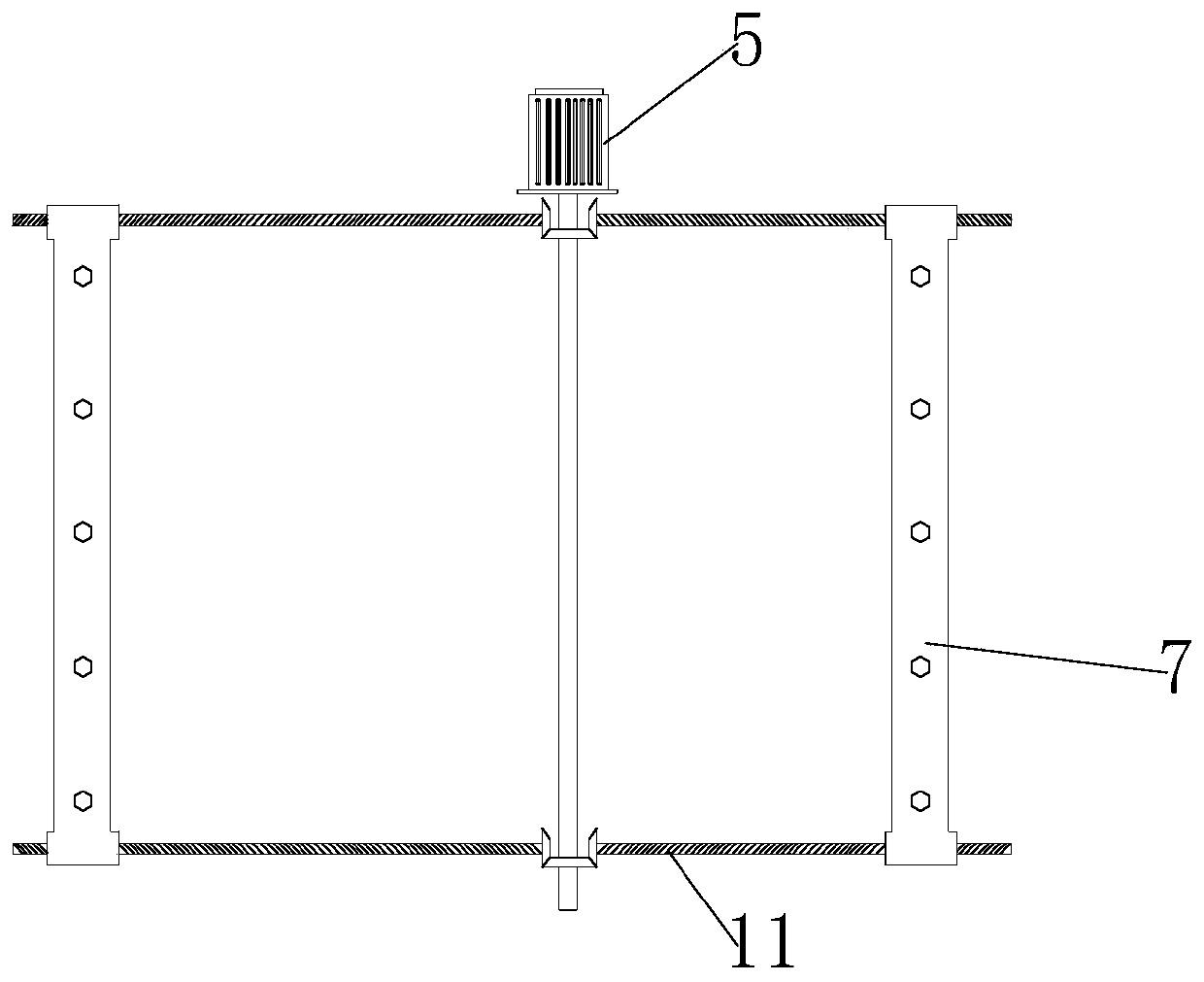 Surface treating machine for manufactured and molded home decoration integrated aluminum and magnesium pinch plate