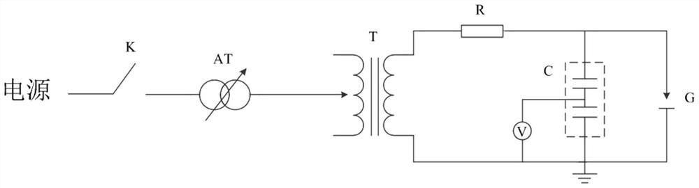 A virtual experiment system and method for simulating non-uniform electric field breakdown voltage