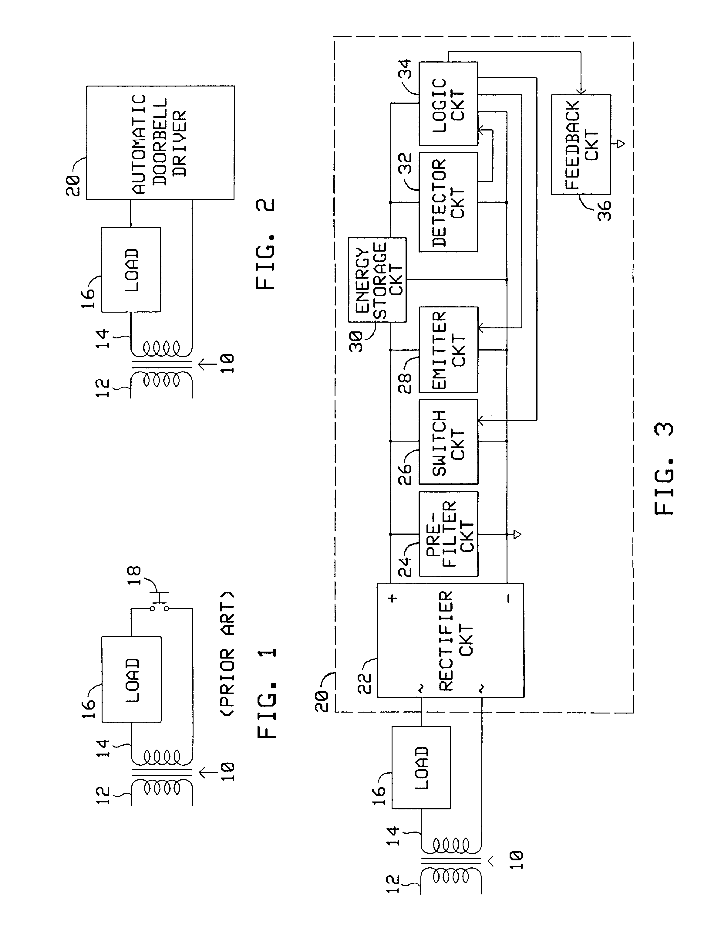 Automatic doorbell driver