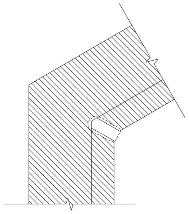 Offshore wind power truss concrete cylindrical foundation