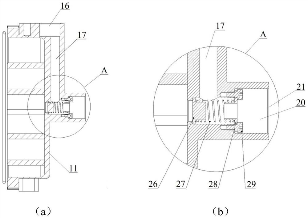 Fuel cell vortex type hydrogen circulating pump and hydrogen circulating method