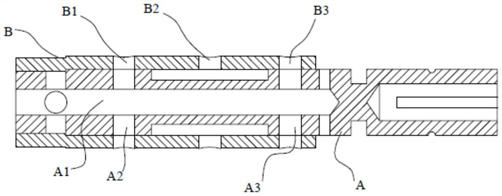 Rotary valve assembly for digital hydraulic oil cylinder and corresponding mechanical feedback digital hydraulic oil cylinder