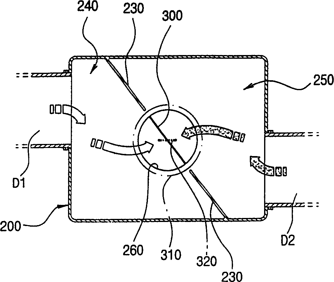 Single ventilation device with heat exhange function