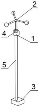 A vortex vibration converter protection device based on wind field monitoring