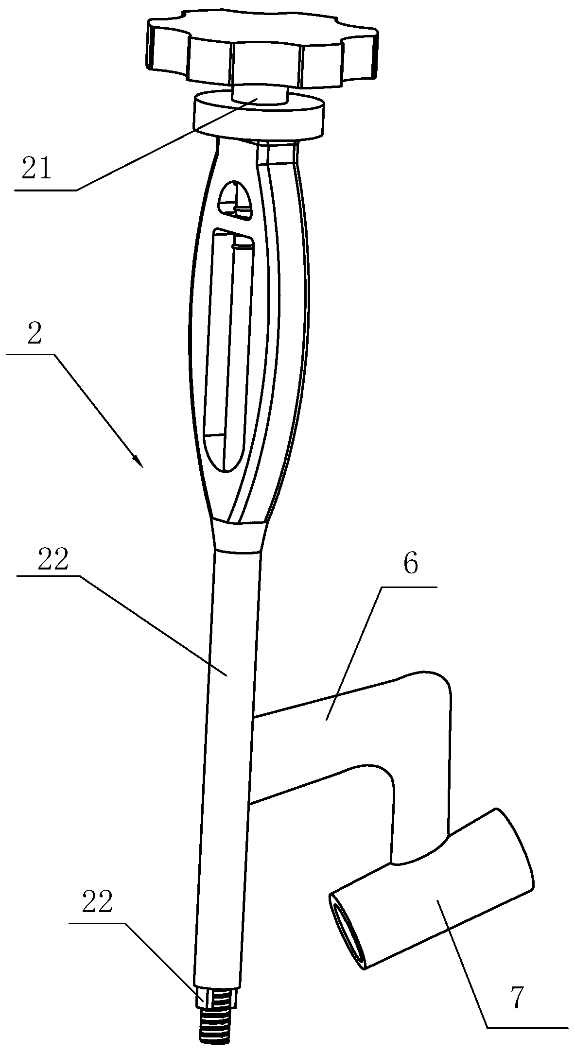 Femoral stem prosthesis, greater trochanter plate and femoral trochanter prosthesis