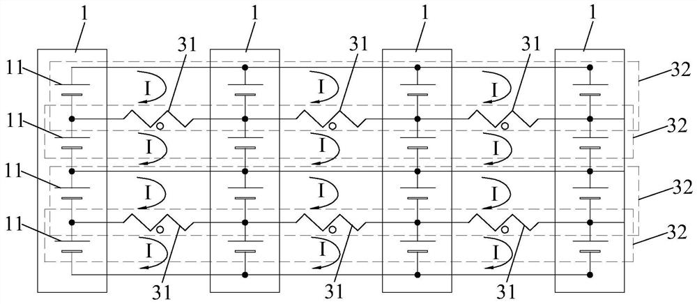 General lithium battery pack series-parallel connection framework