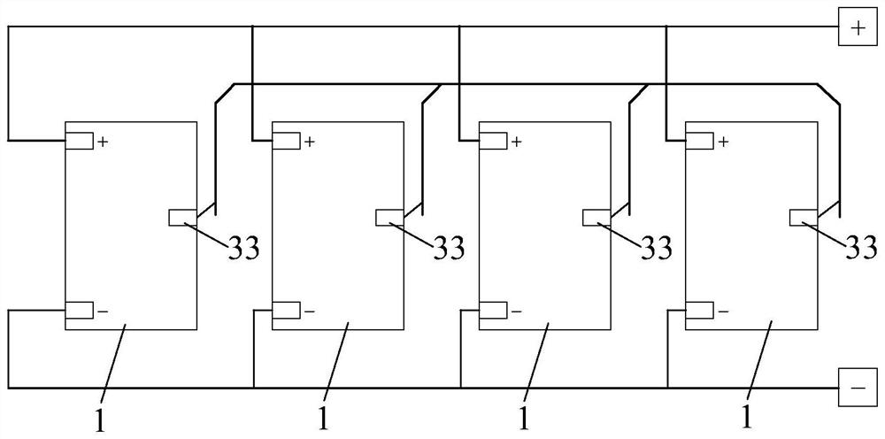 General lithium battery pack series-parallel connection framework