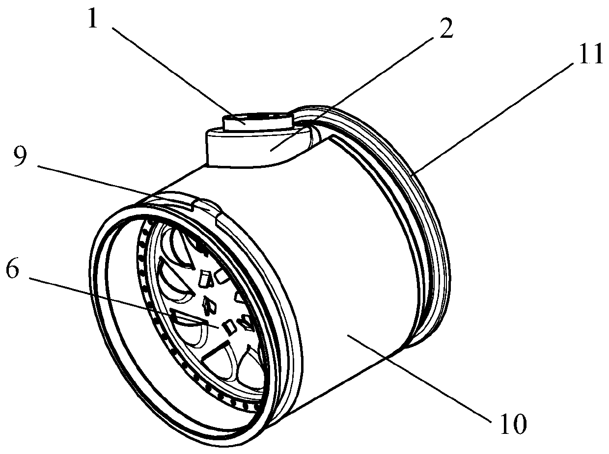 Two-way rotational flow cylinder type urea mixing device