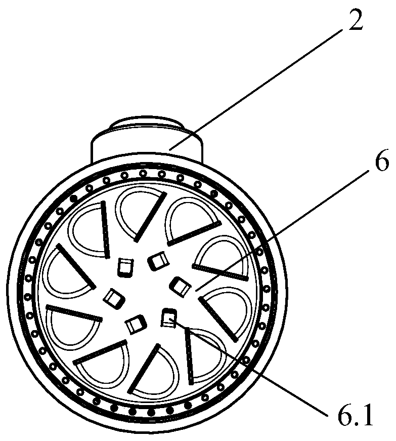 Two-way rotational flow cylinder type urea mixing device