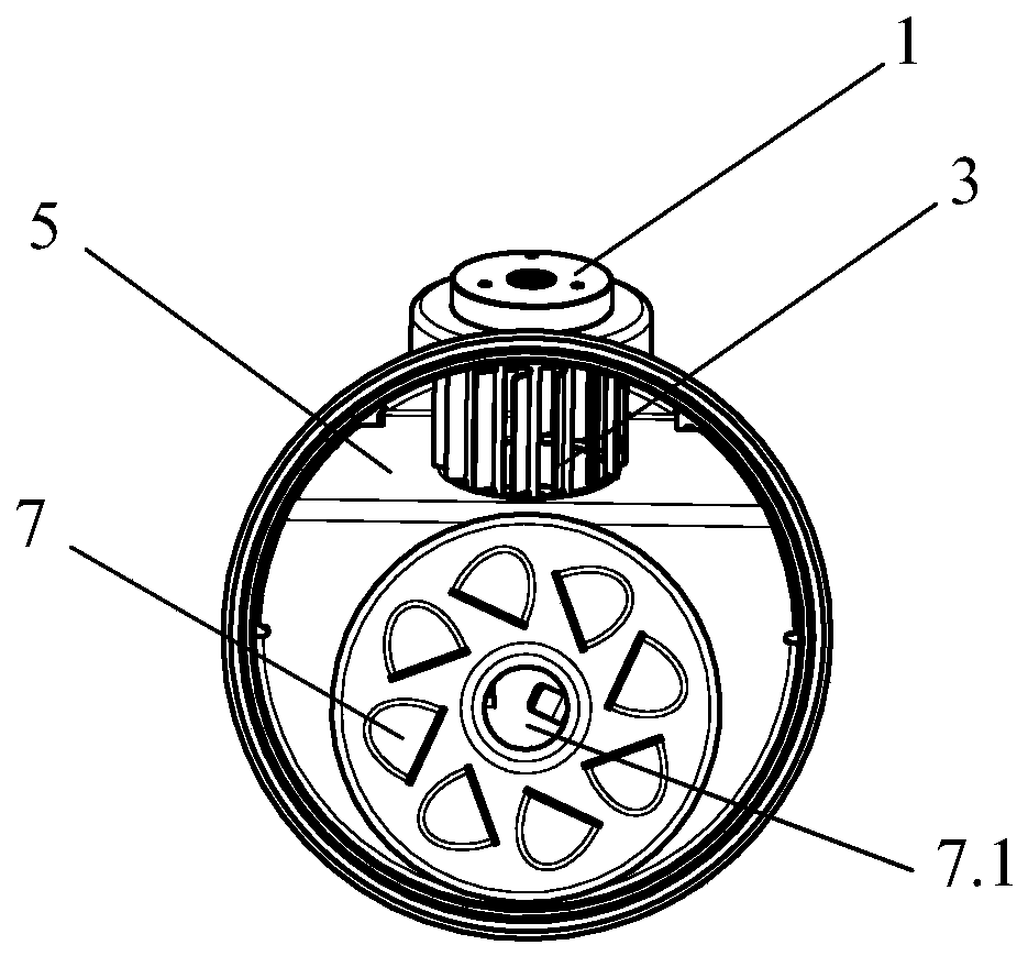 Two-way rotational flow cylinder type urea mixing device