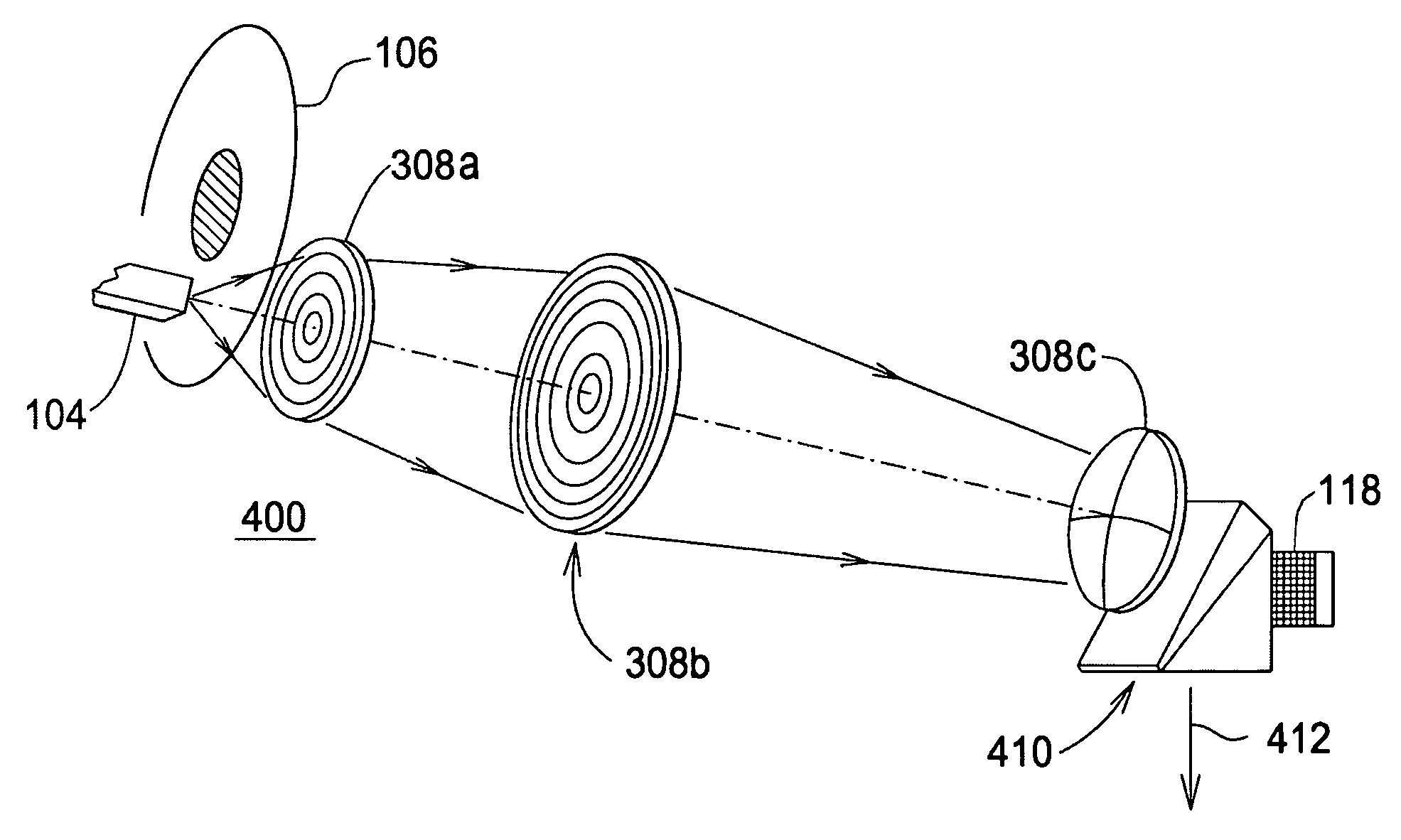 Projection illumination systems lenses with diffractive optical elements