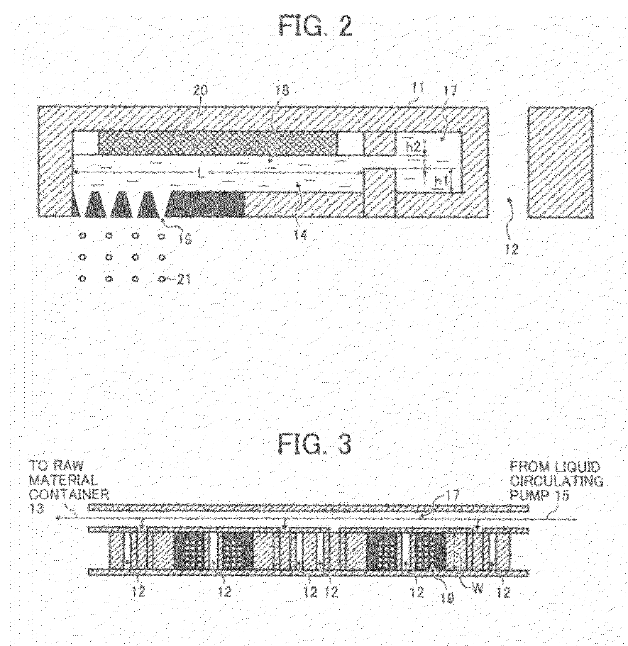 Method of manufacturing toner, toner manufacturing apparatus, and method of manufacturing resin particles