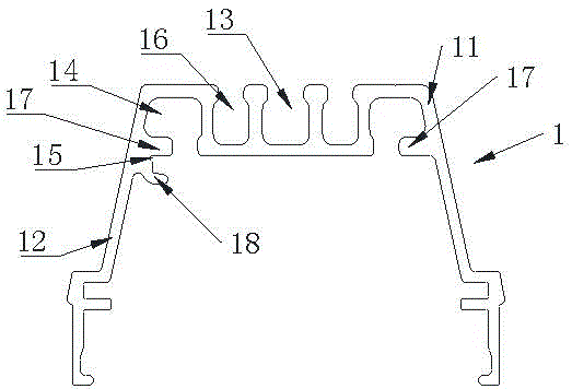 LED (Light-Emitting Diode) light source drilling-free rapid fixing structure