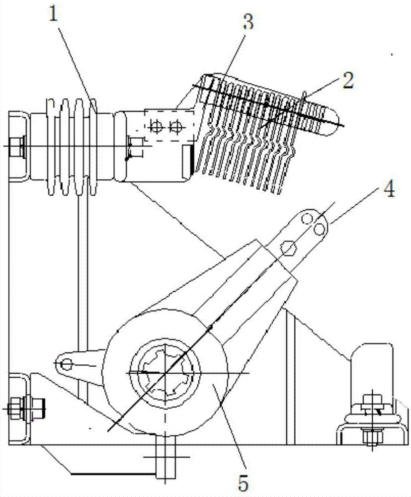 Arc-extinguishing device suitable for switch cabinet