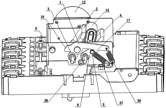 Reclosing mechanism of residual-current circuit breaker