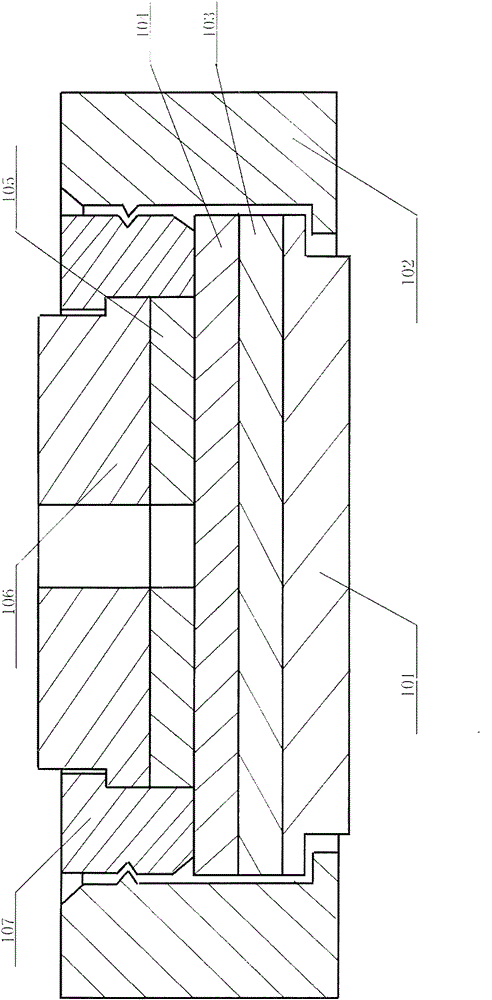 Combined type high-power semiconductor chip