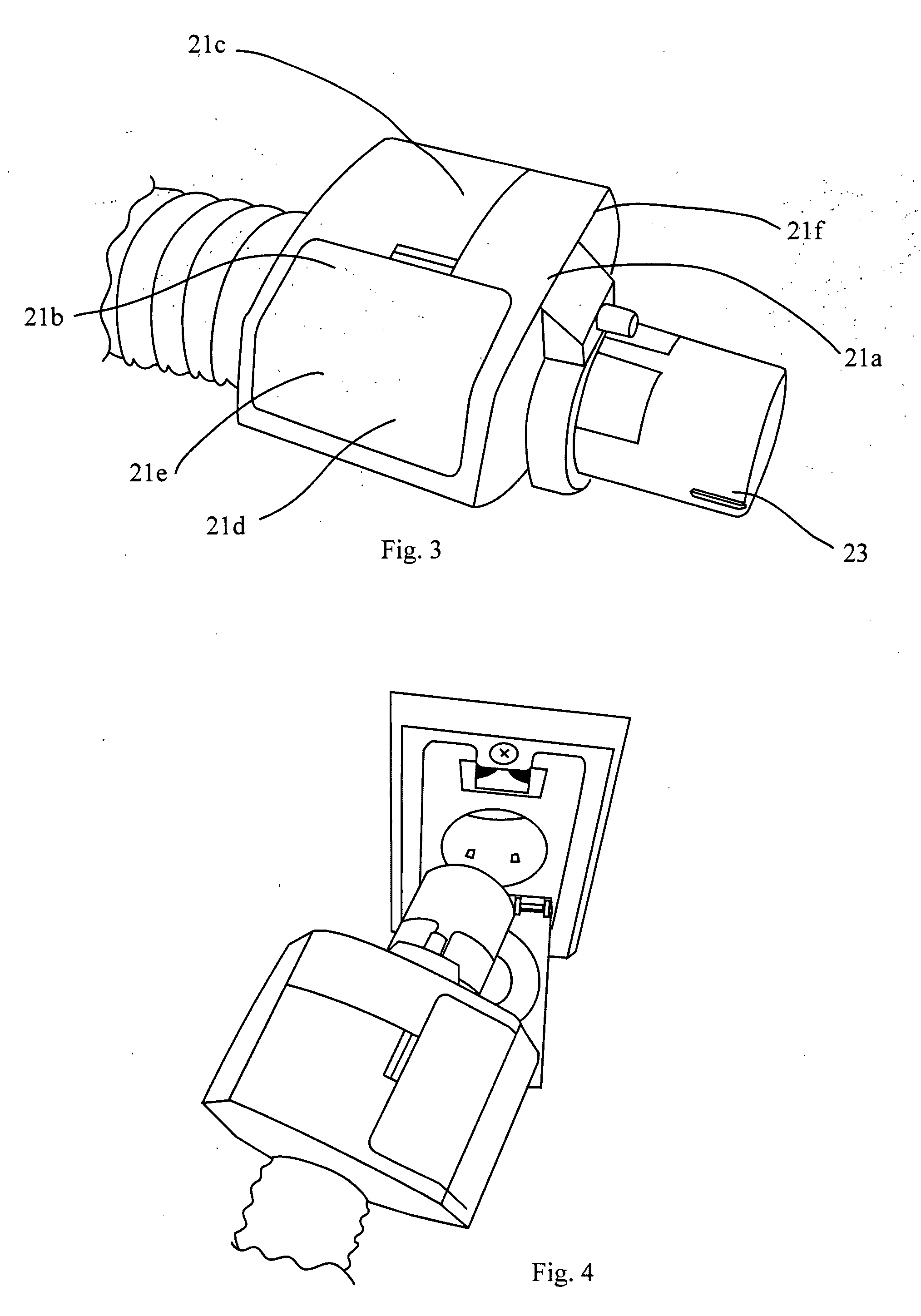 Radio frequency controlled central vacuum endfitting