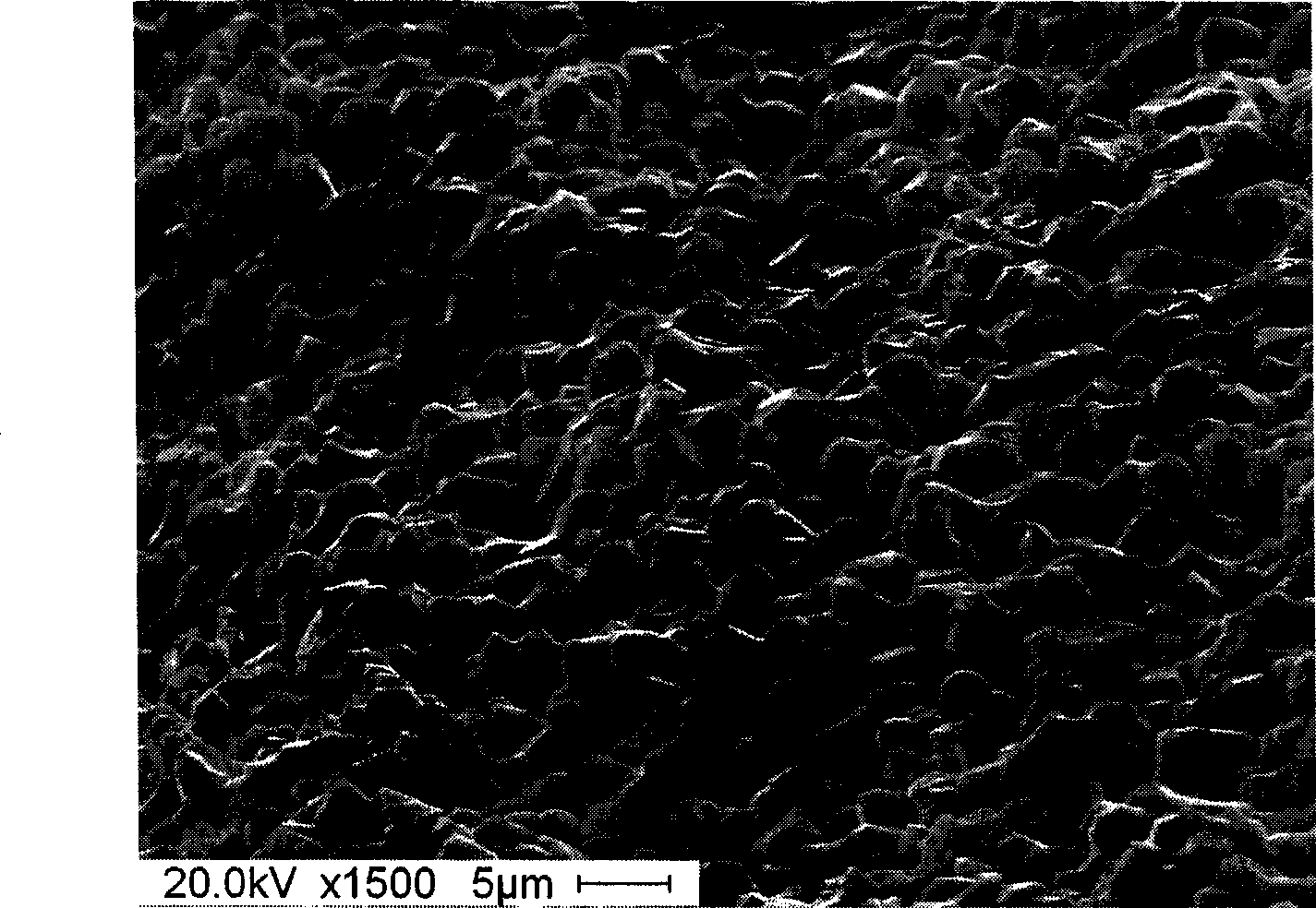 Method for directly preparing MnZn ferrite material from nanocrystalline MnZn powder