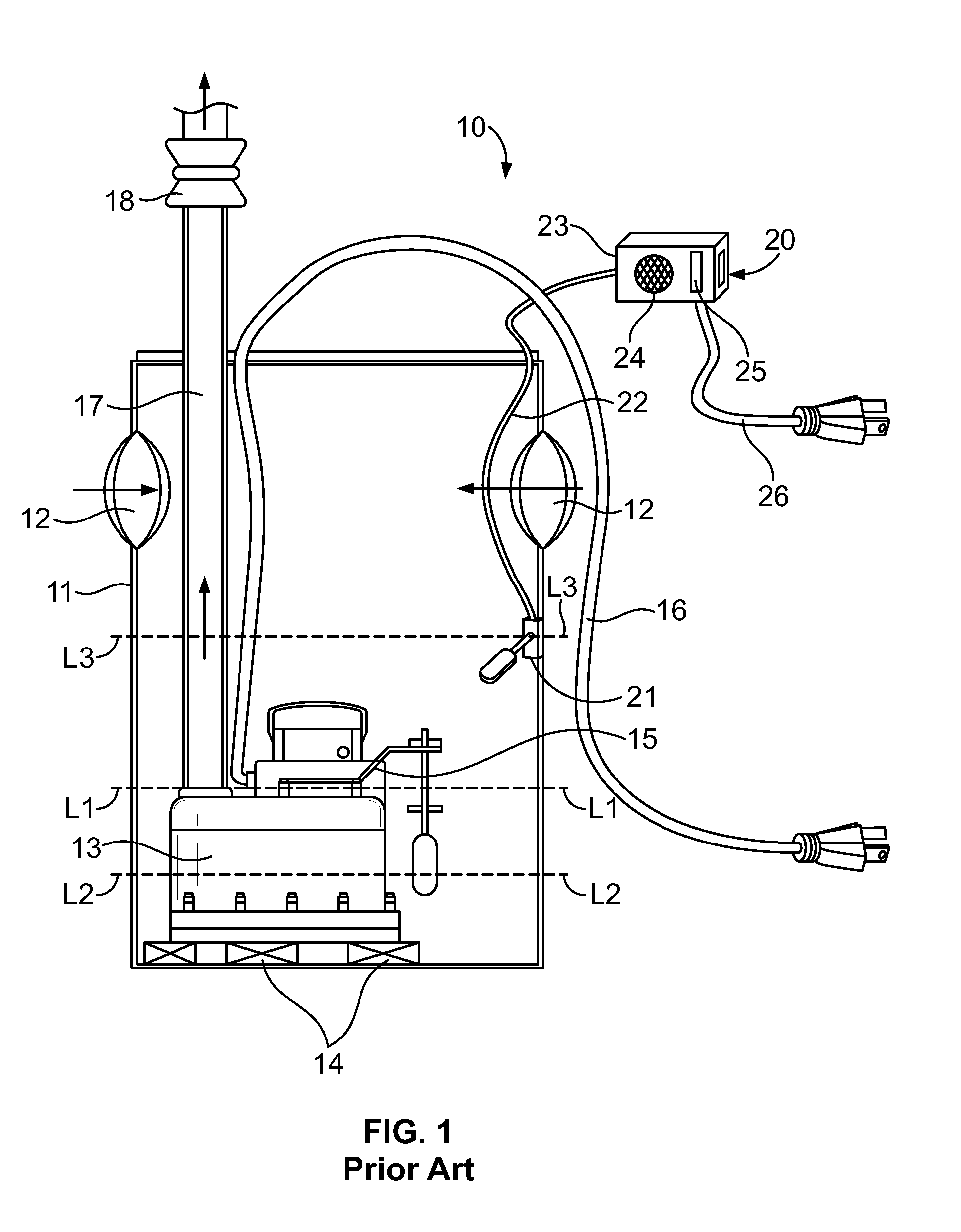 Test and monitoring system for a sump pump installation operable from a remote location