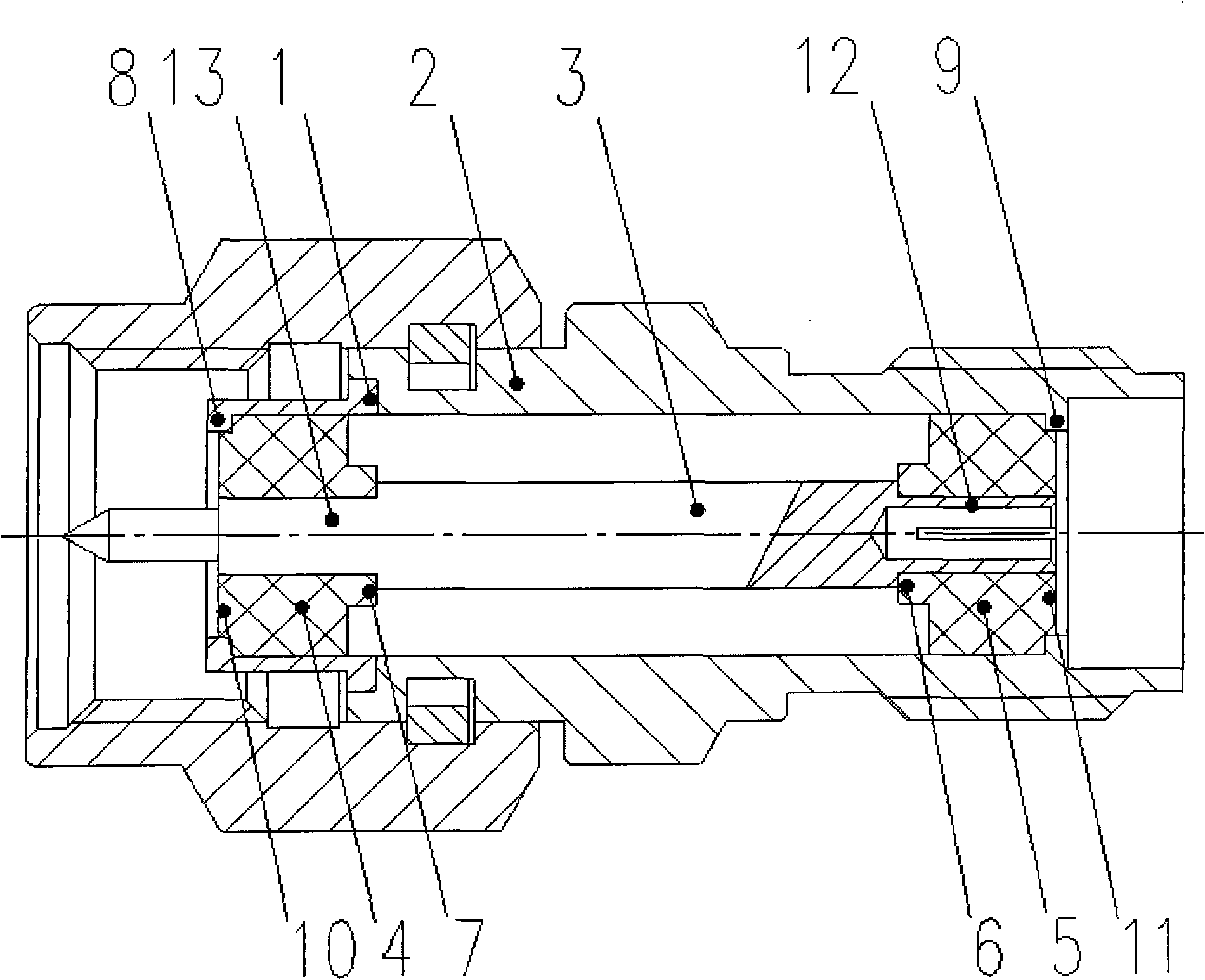 SMA radio frequency coaxial connector