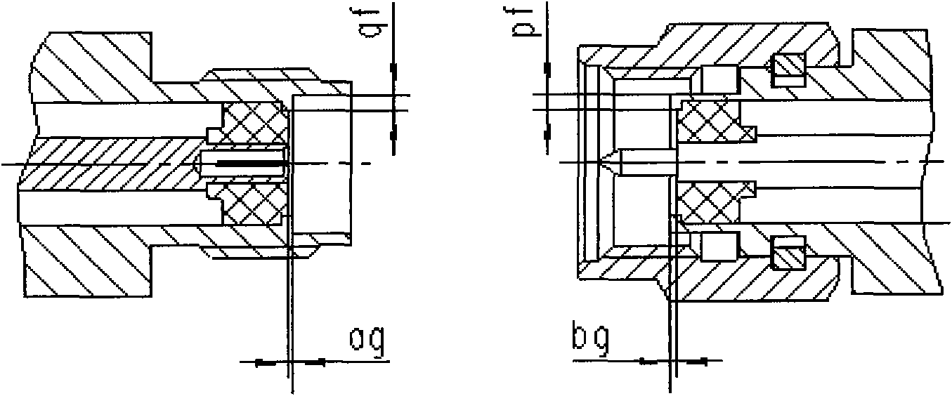 SMA radio frequency coaxial connector