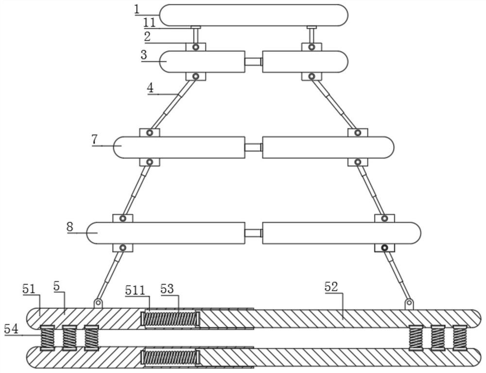 LED light supplementing device for potted plants