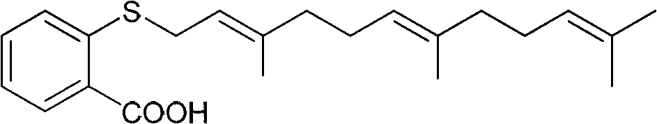 Novel diamine-containing farnesyl thiosalicylic acid derivative and preparation method and medicinal application thereof