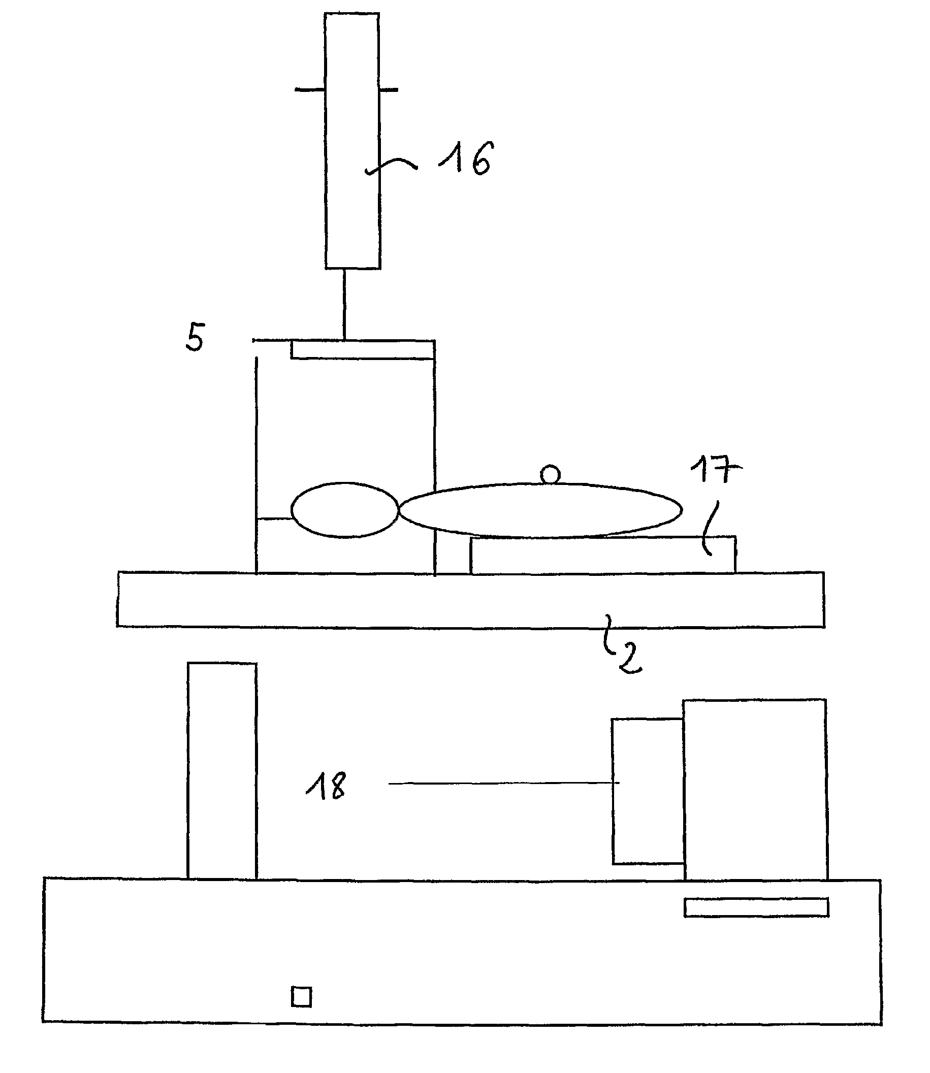 Method for reducing exposure to infrared light beam, ultrasound or magnetic impulse rays in medical imaging devices