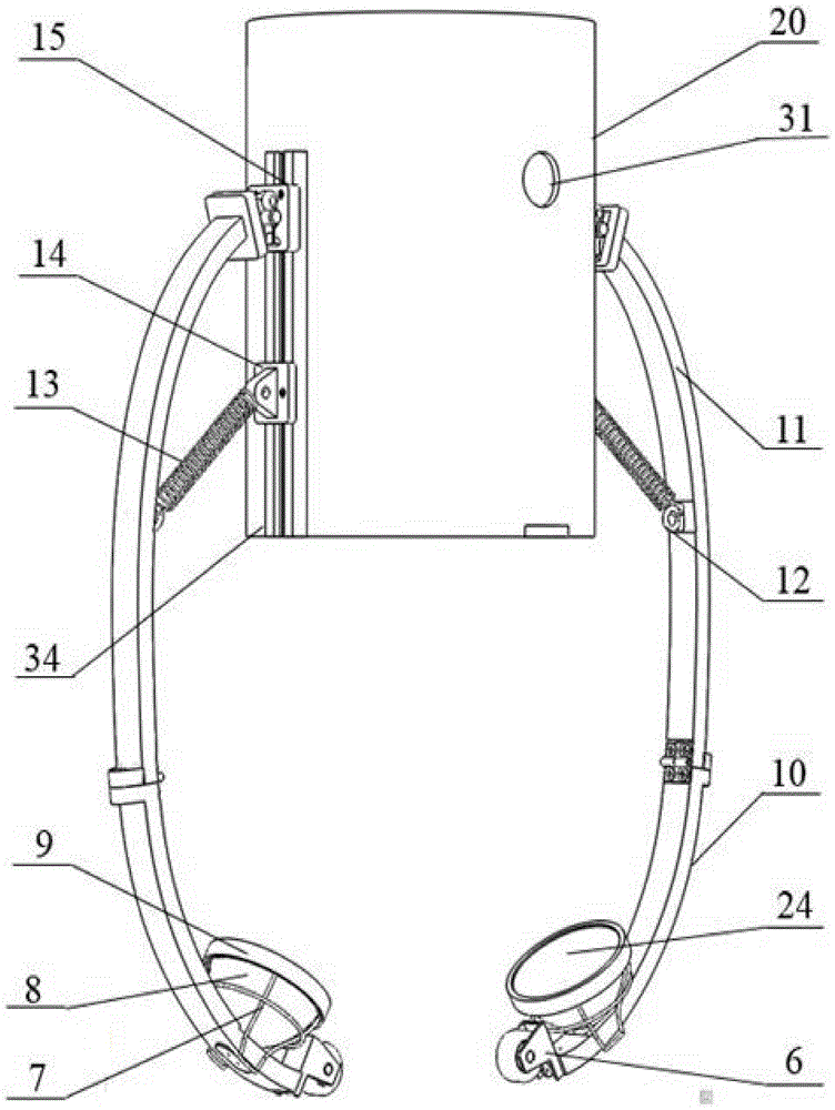 A portable large-scale thick-skinned fruit internal quality optical detection device